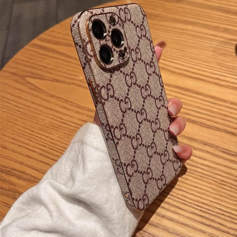 Leather Premium GG iPhone Case
