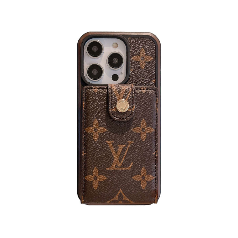 Luxury Advanced leather Retro Card Pocket iPhone Case