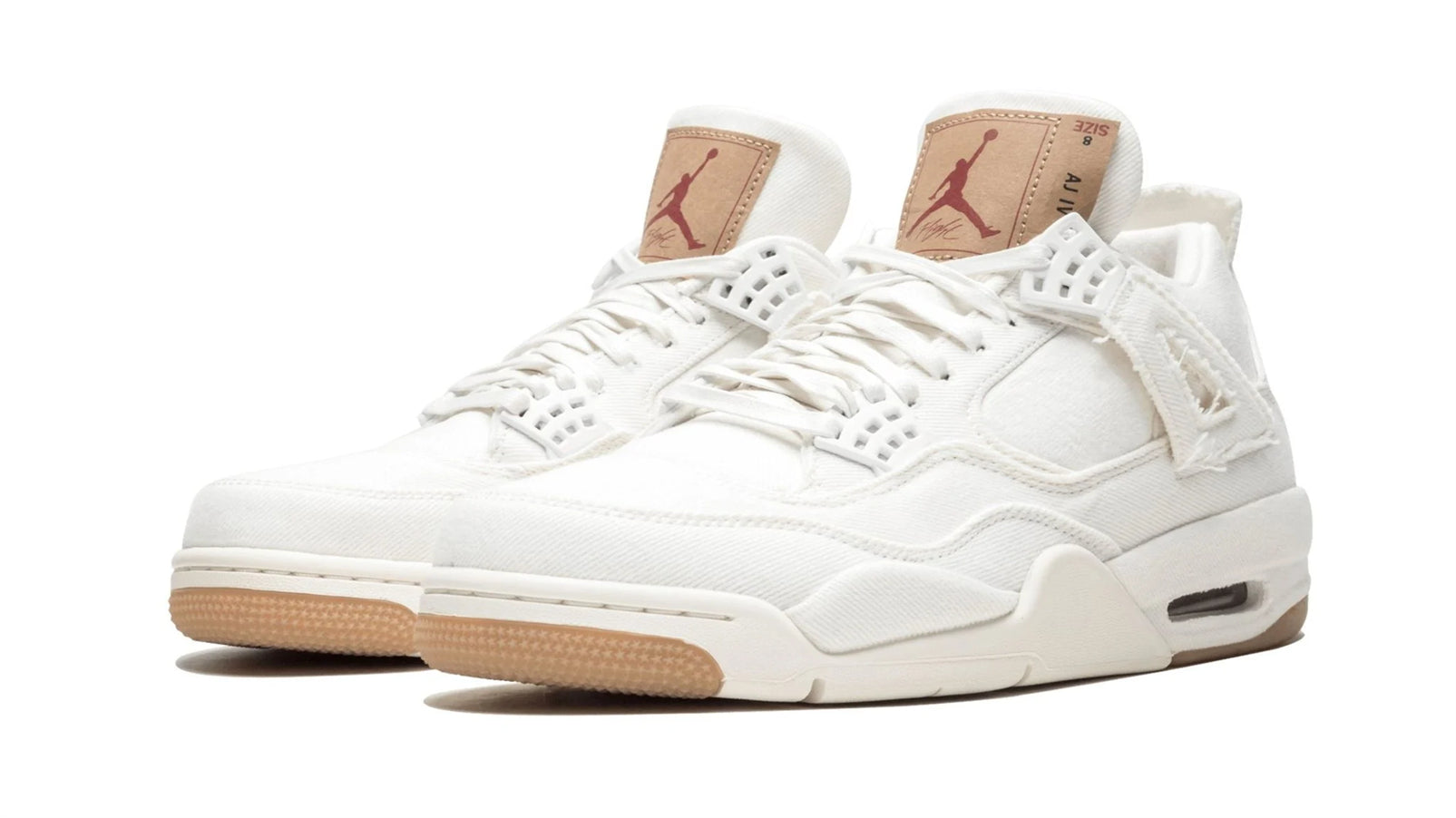 Levi's x Air Jordan 4 Retro 'White Denim'
