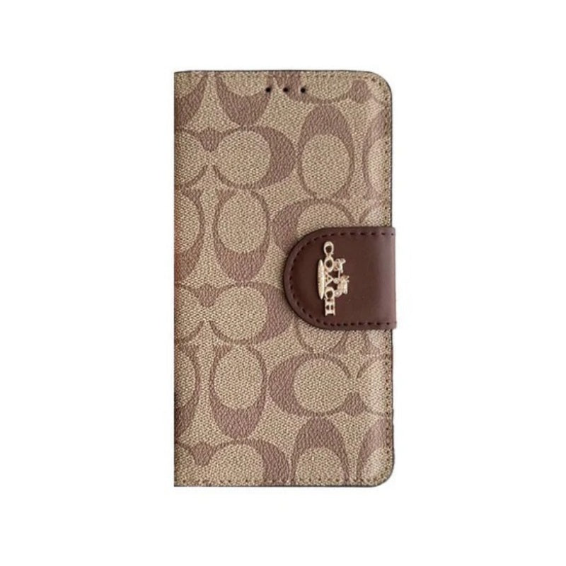 Leather Flip iPhone Case With Card Holder
