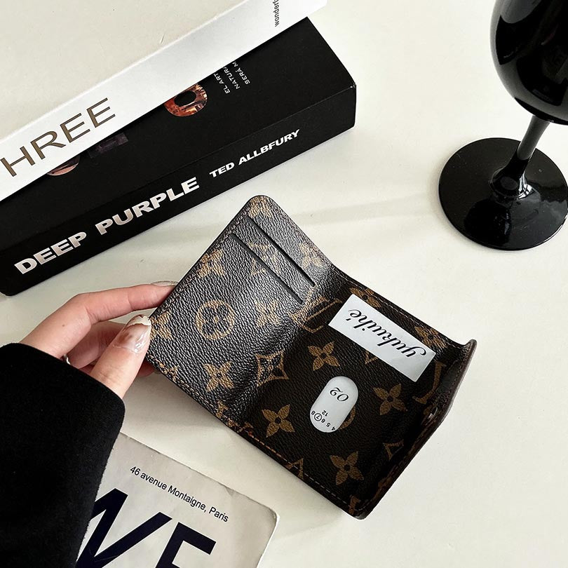 Designer Letter L V Phone Case With Card Holder