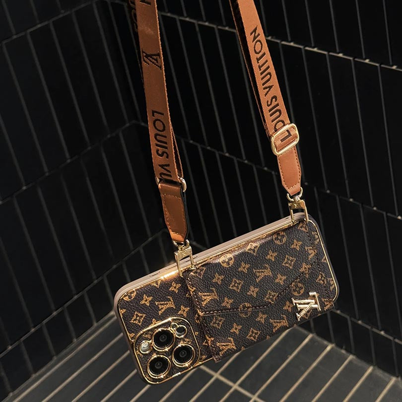 Monogram iPhone Wallet Case with Card Slots