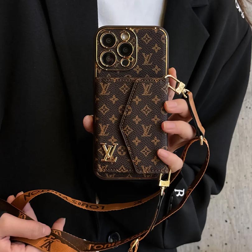 Monogram iPhone Wallet Case with Card Slots