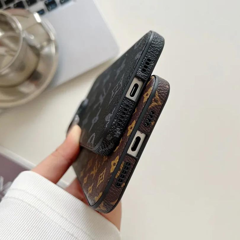 Monogram Vintage Leather iPhone Case