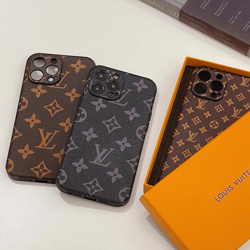 Monogram Vintage Leather iPhone Case