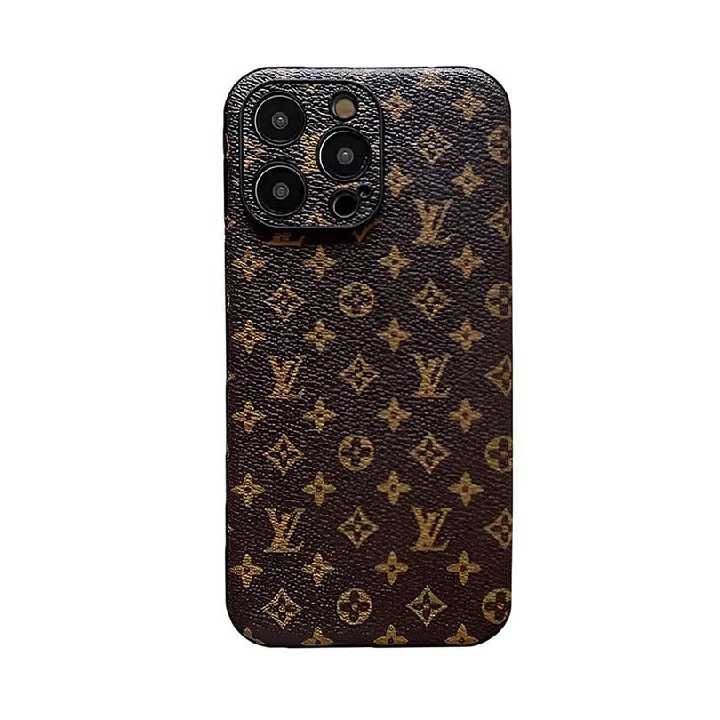 Monogram Vintage Leather iPhone Case