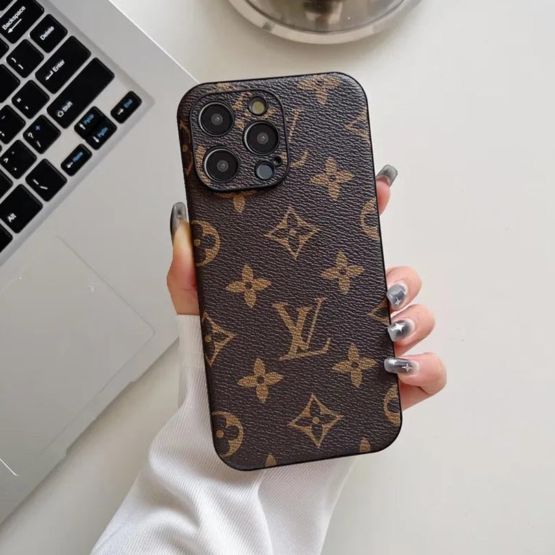 Monogram Vintage Leather iPhone Case