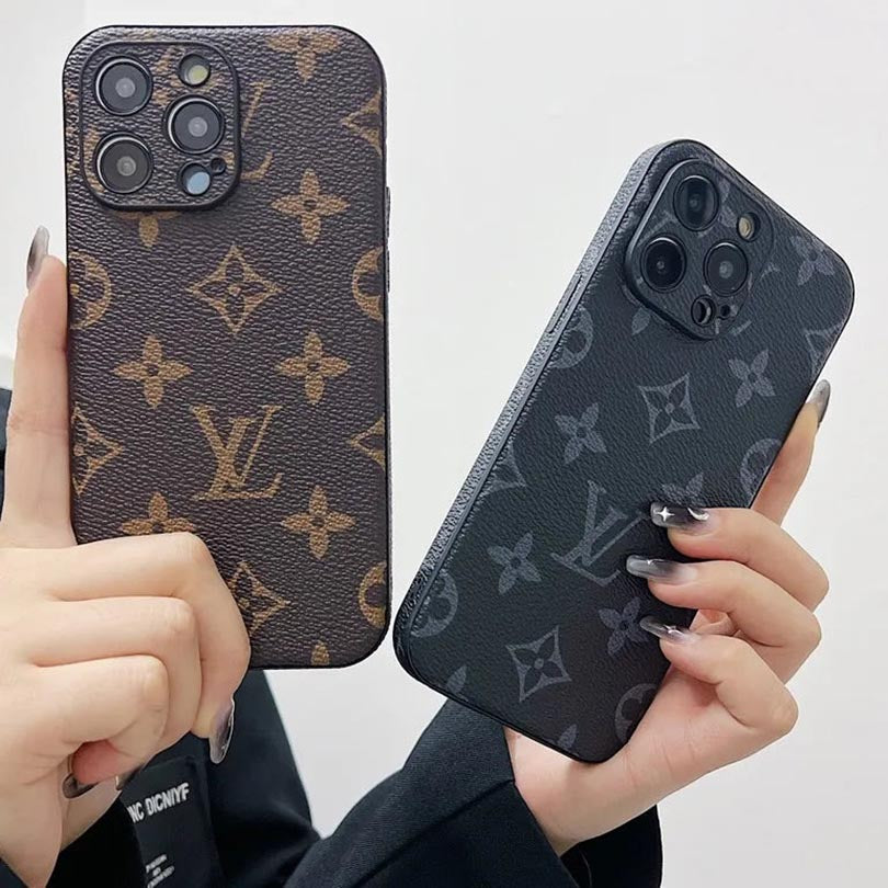 Monogram Vintage Leather iPhone Case