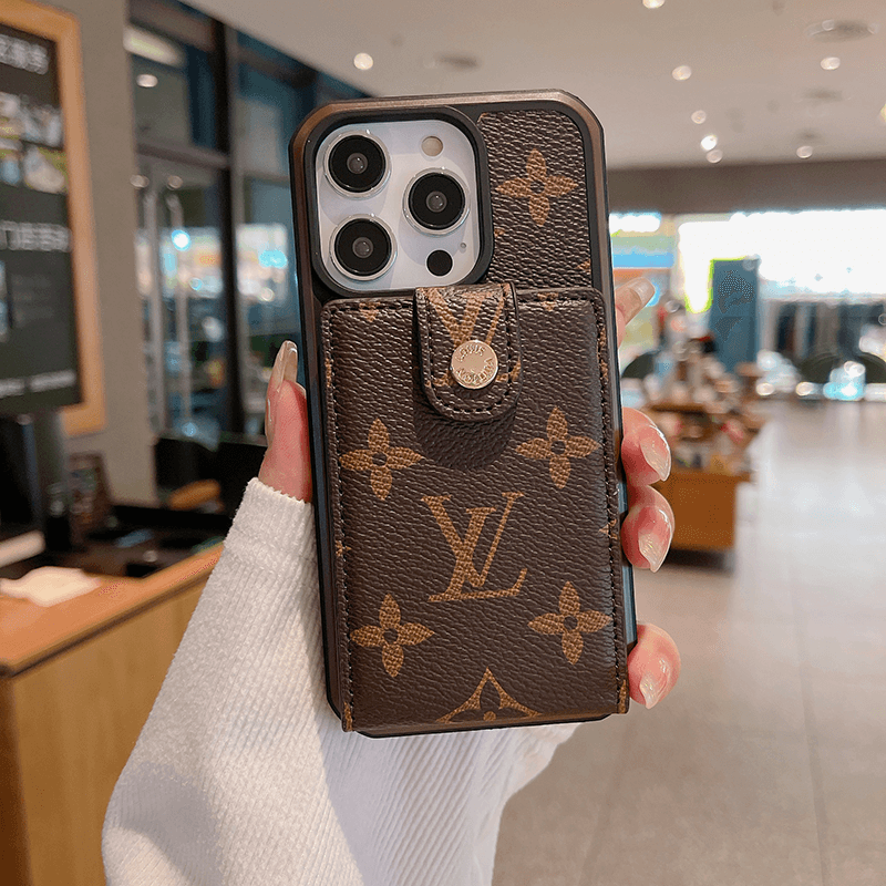 Monogram iPhone Case With Wallet