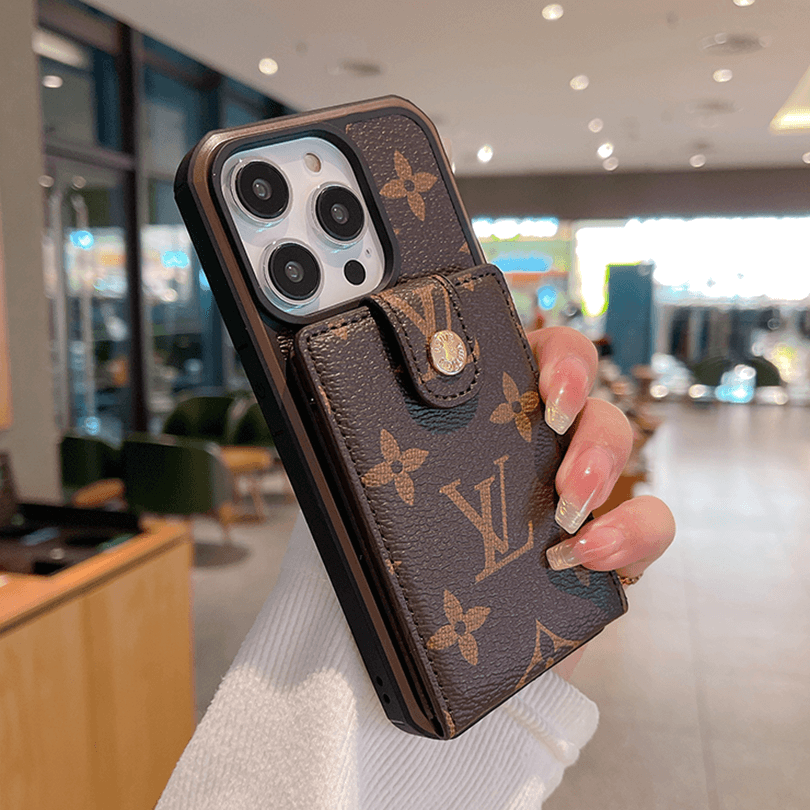 Monogram iPhone Case With Wallet
