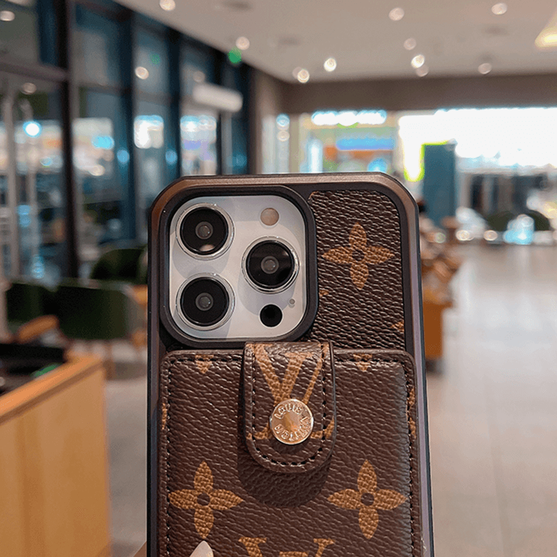 Monogram iPhone Case With Wallet