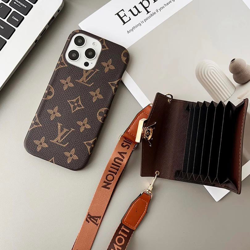 Phone Case With Wallet And Crossbody Strap