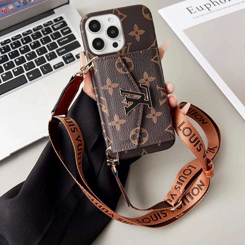Phone Case With Wallet And Crossbody Strap