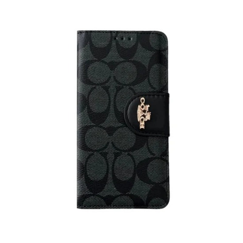 Leather Flip iPhone Case With Card Holder