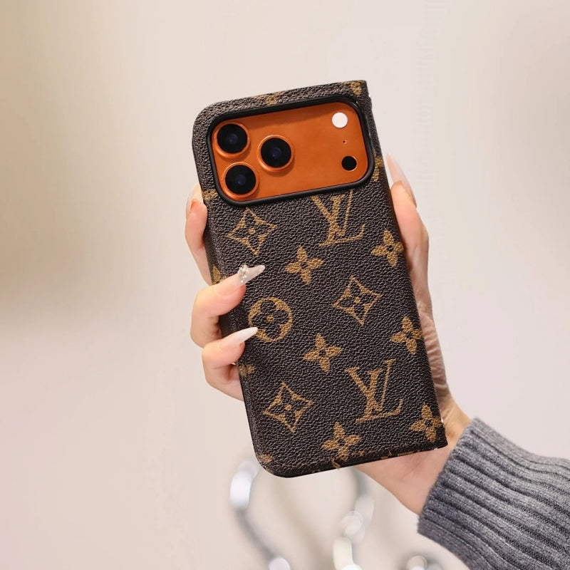 Luxury Advanced Leather iPhone Case With Chain