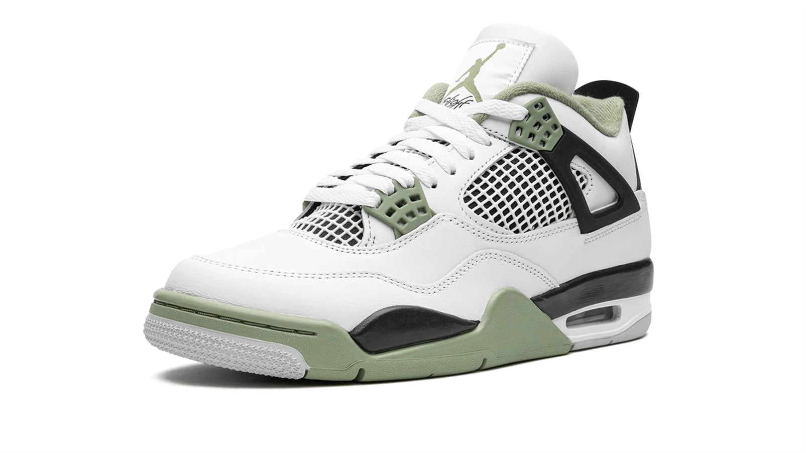 AIR JORDAN 4 RETRO WMNS "Seafoam / Oil Green"