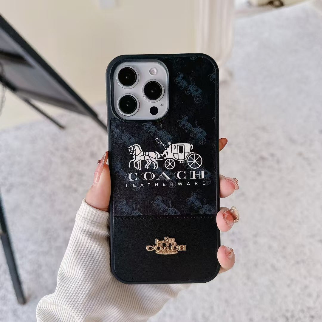 CH Color Block Print iPhone Case