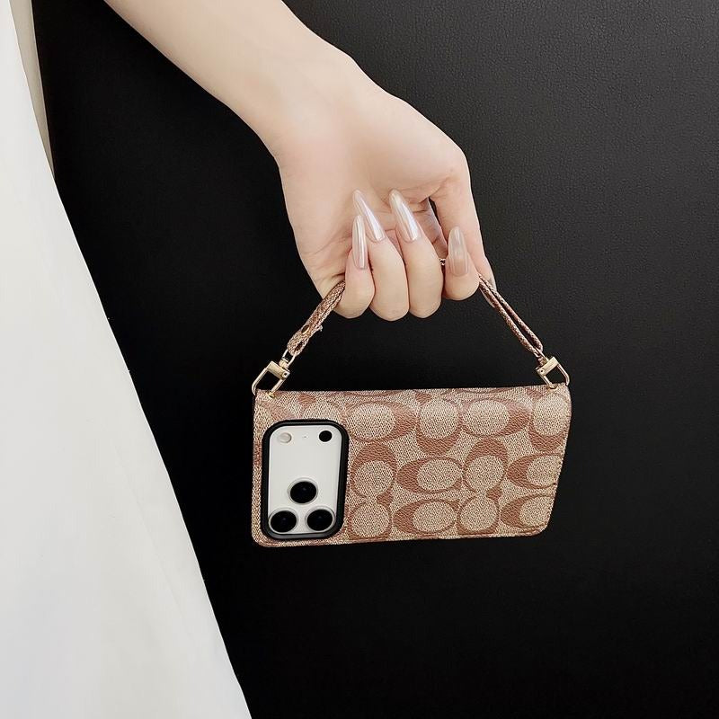 Leather Flip iPhone Case With Card Holder