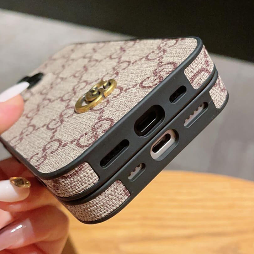 Classic Leather GG iPhone Case