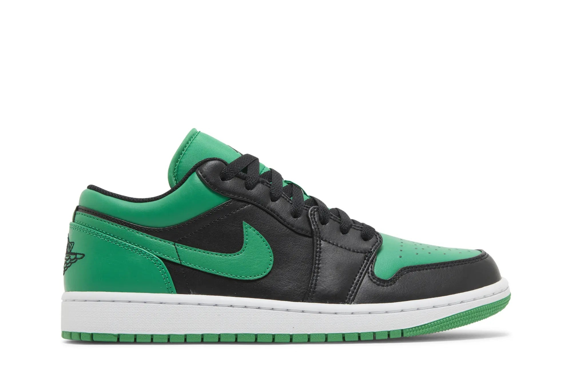 Jordan 1 Low 'Black Lucky Green'