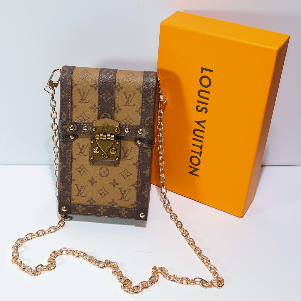 LV Vertical Trunk Pochette Crossbody Bag