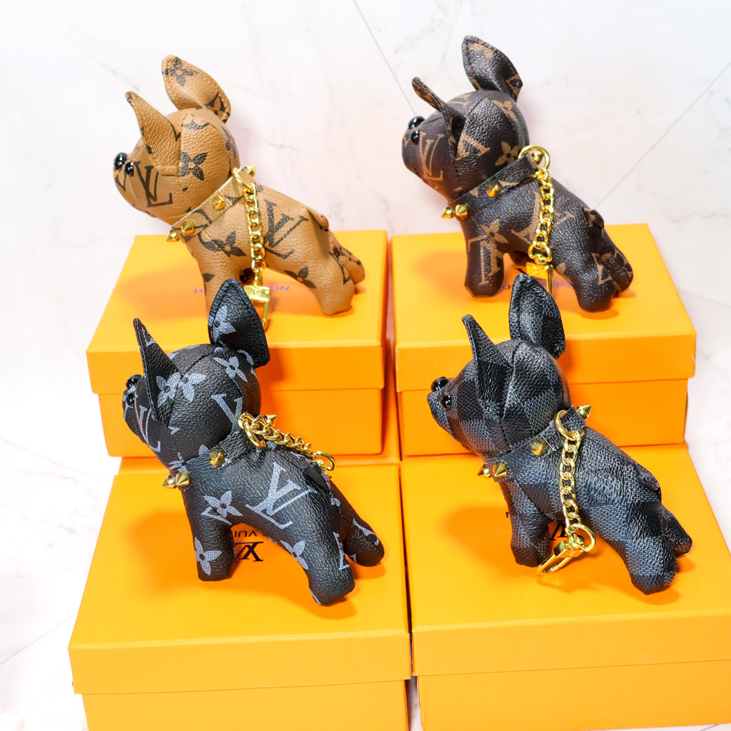 Louis Vuitton French Bulldog Keychain
