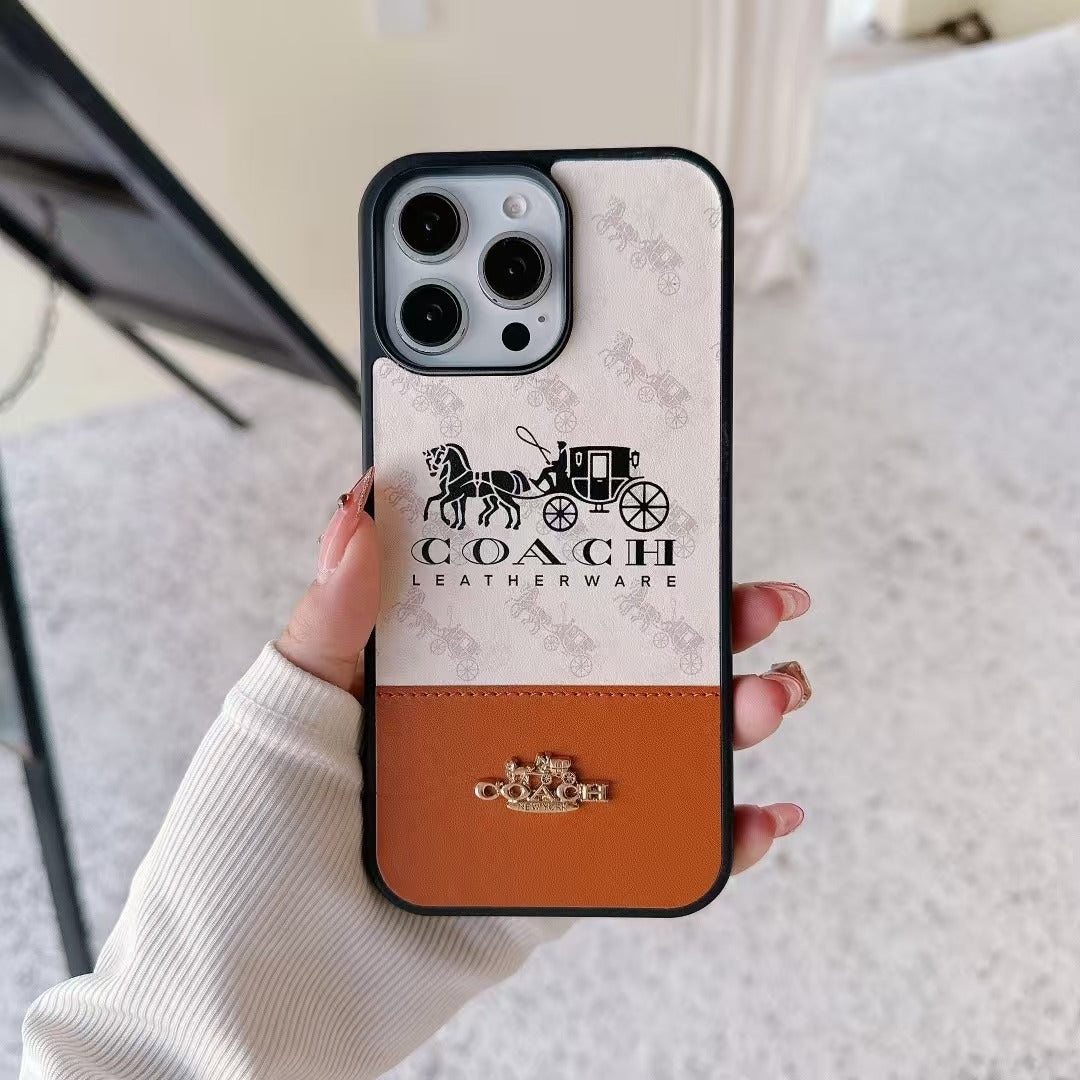 CH Color Block Print iPhone Case